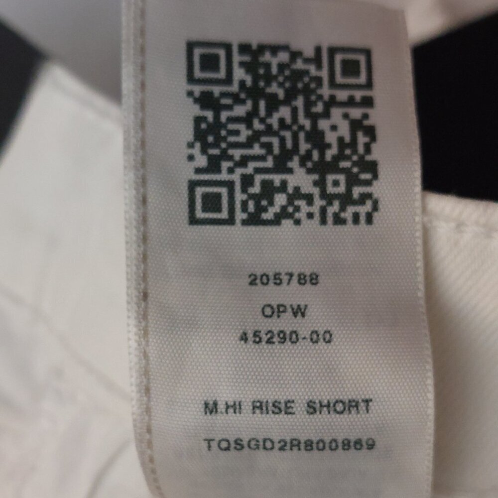 True Religion Brand Jeans White Denim Maisie High Rise Shorts NWT $129 - Picture 15 of 16